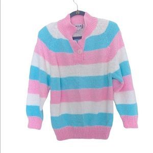 Vintage Evian  knit sweater size Medium